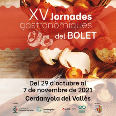 XV Jornades Gastronòmiques del Bolet 2021