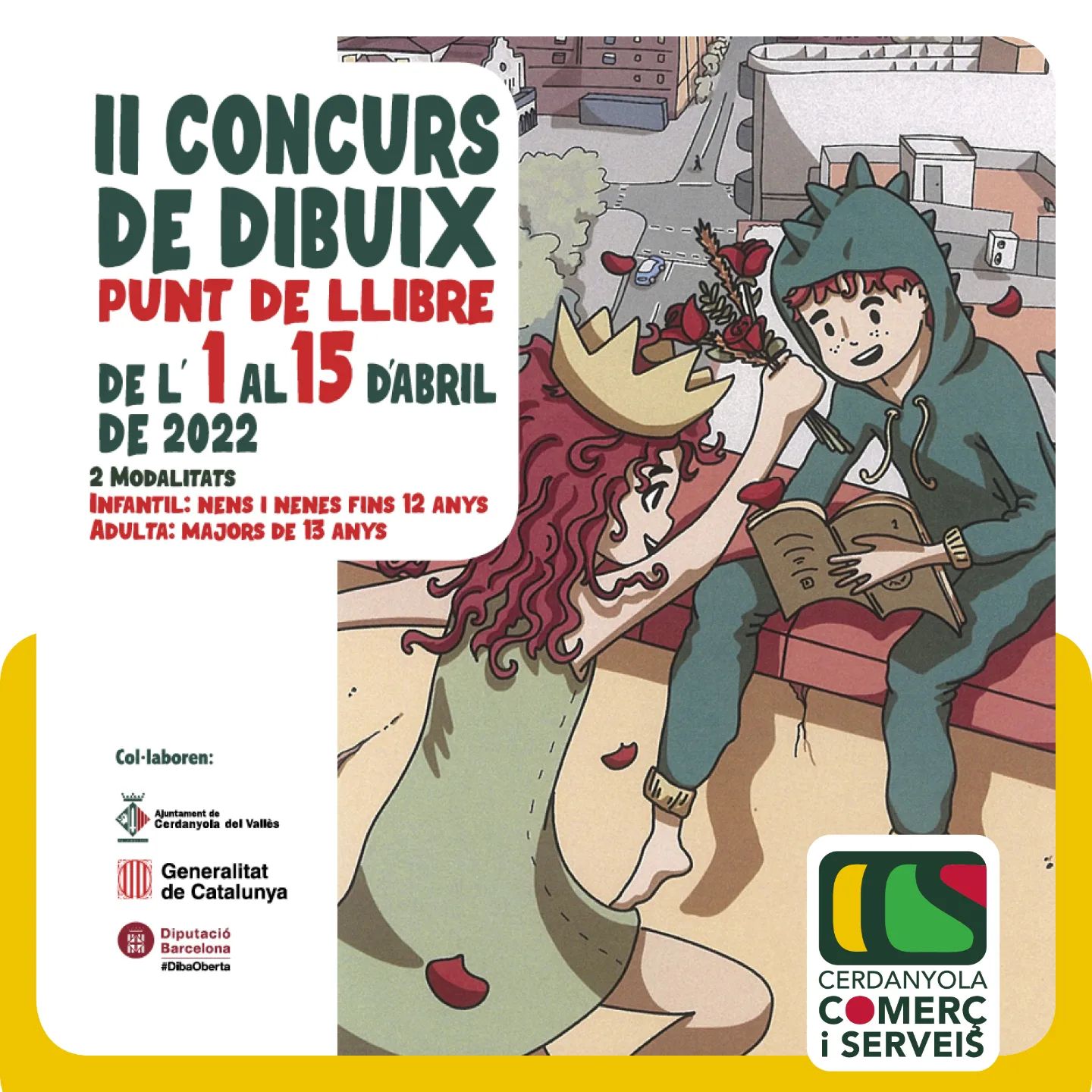 II Concurs de dibuix punt de llibre 