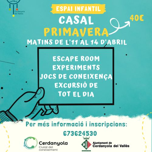 Casal de Setmana Santa a l'Espai Infantil