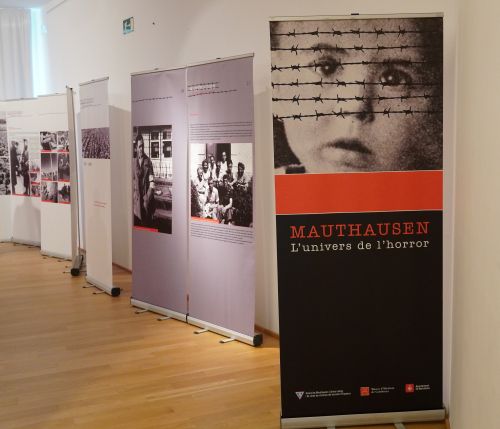 Fotografia de l'exposició 'Mathausen. L’univers de l’horror'