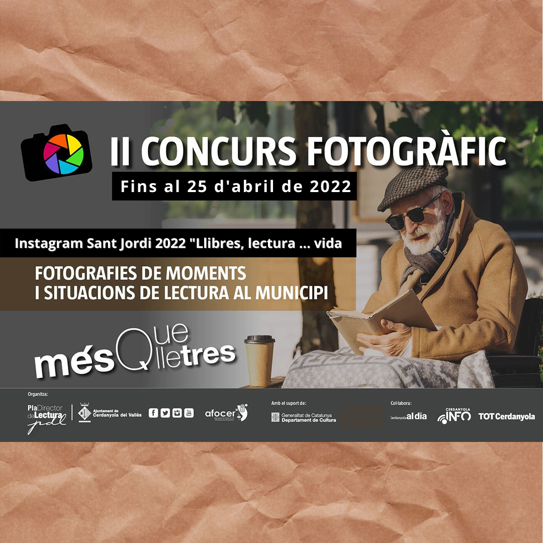 Cartell II Concurs Fotogràfic Instagram Sant Jordi 2022