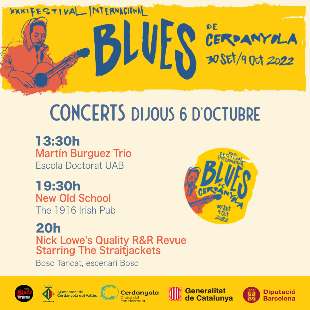 Concerts Blues 6 octubre