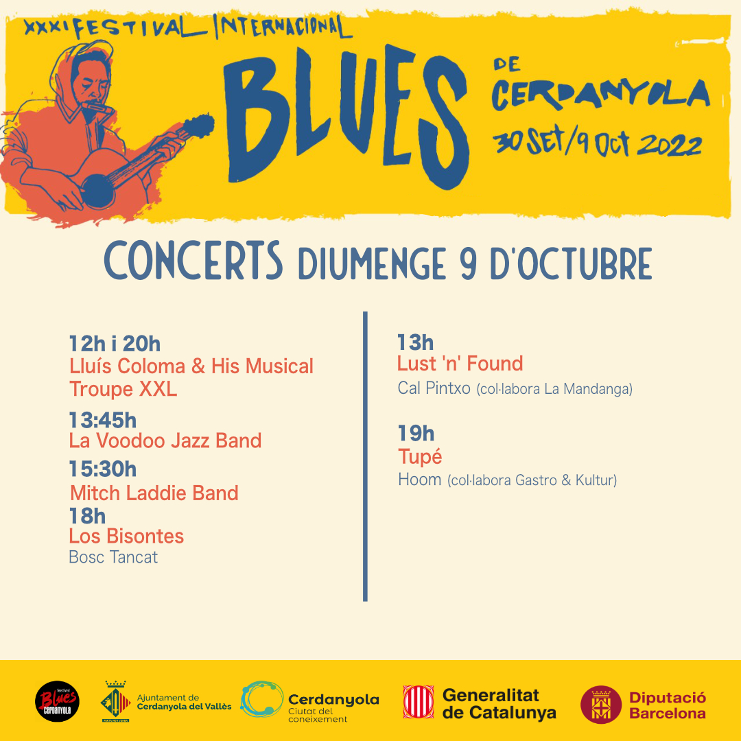 Concerts Blues 9 octubre