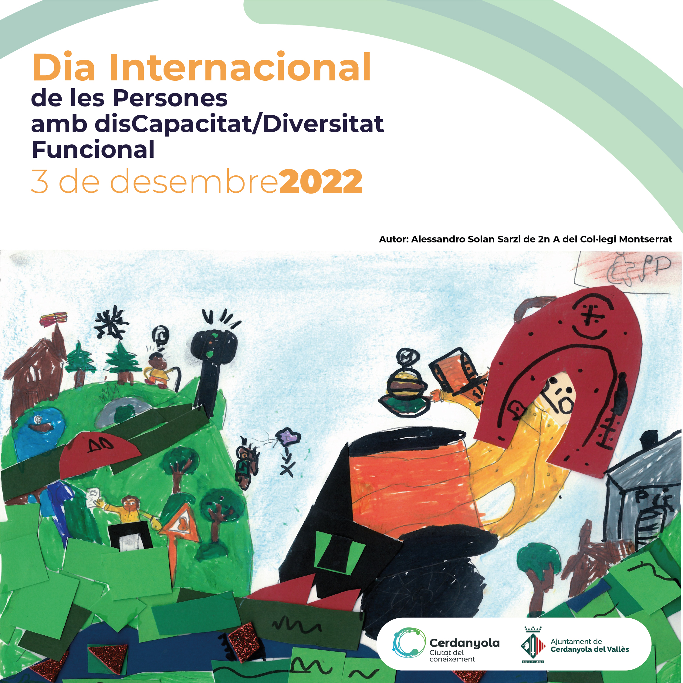 cartell Dia Internacional de les persones amb disCapacitat/Diversitat Funcional