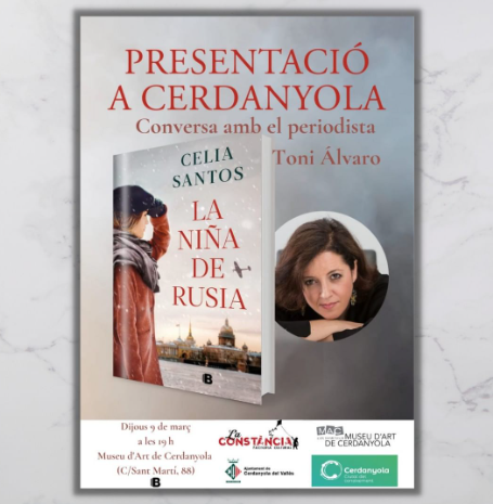 Imatge presentació de la novel·la "La Niña de Rúsia" de Celia Santos 