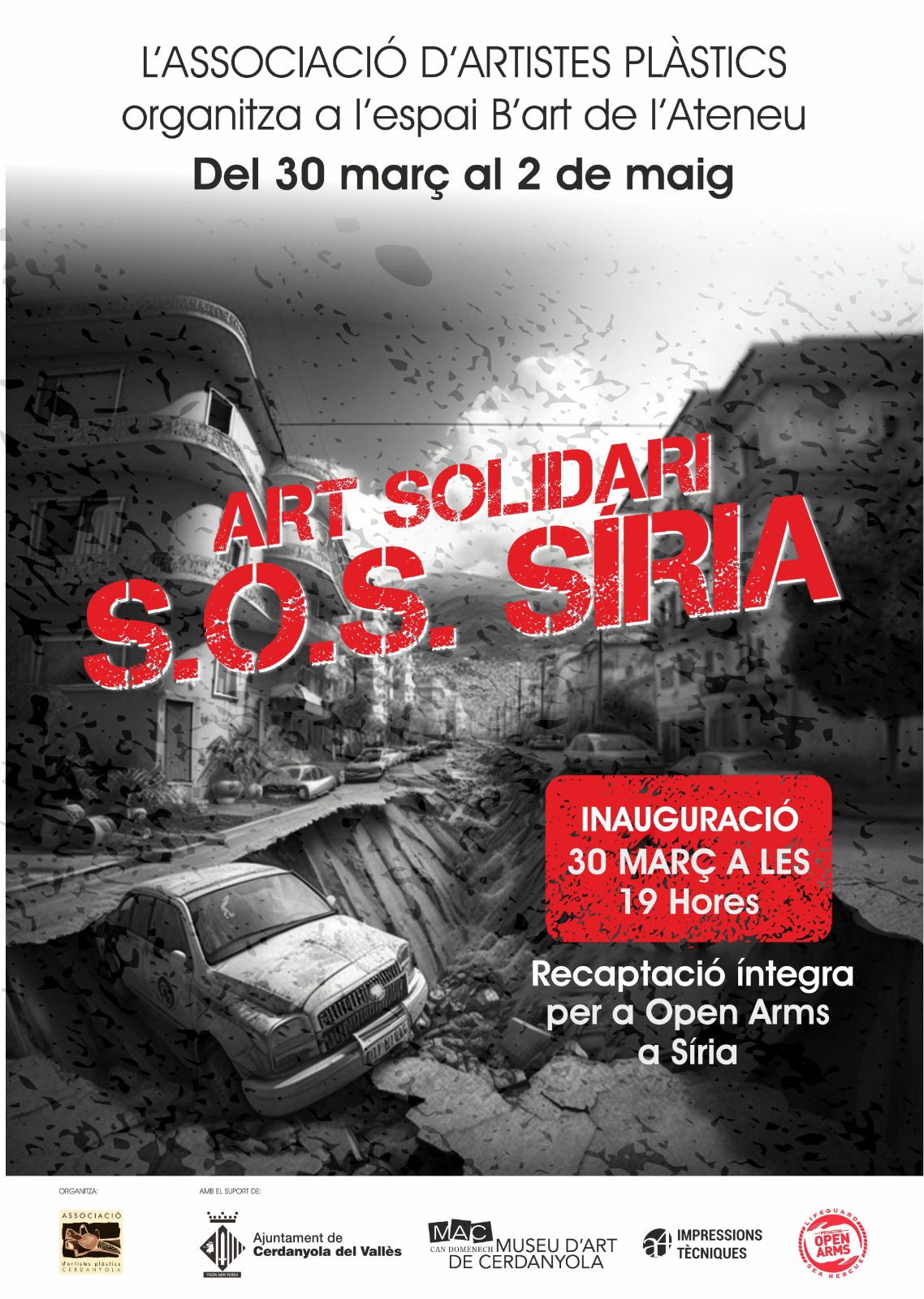 Imatge Inauguració per l'exposició solidaria pel terratrèmol de Siria  