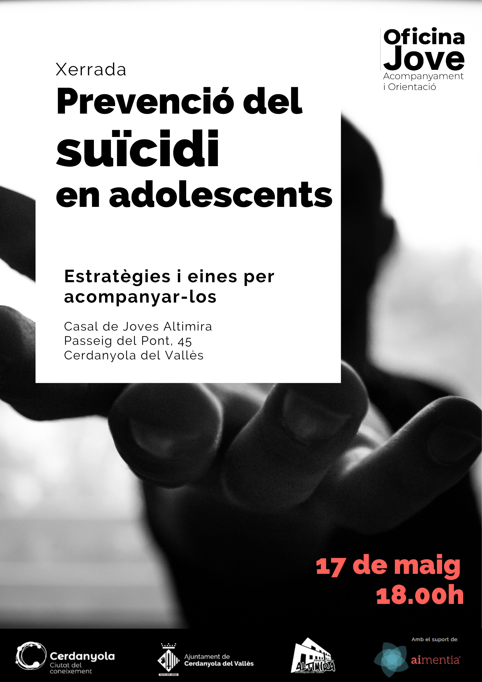Imatge Xerrada prevenció del suïcidi en adolescents 