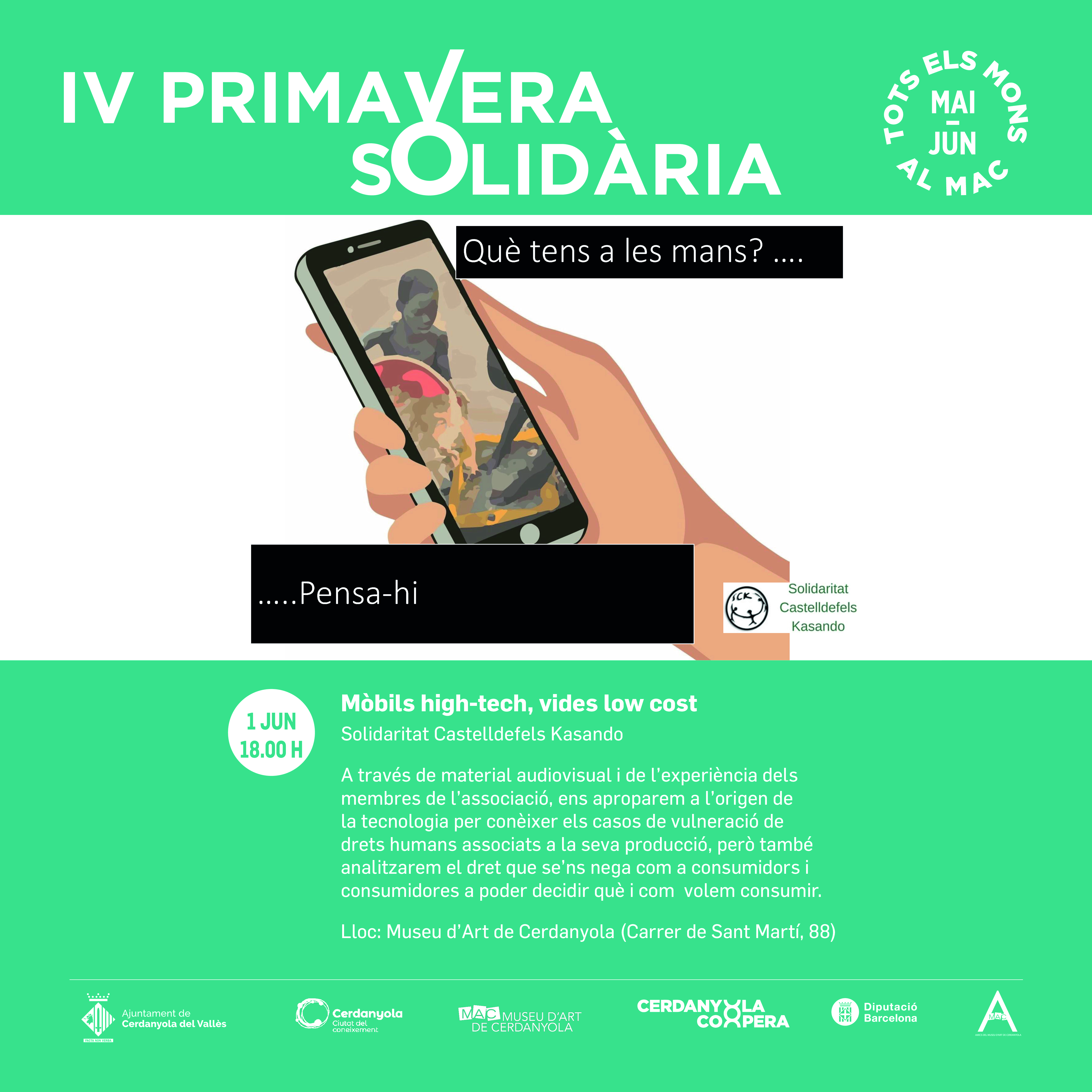 Imatge IV Primavera Solidària - Mòbils Higt-Tech vides low cost