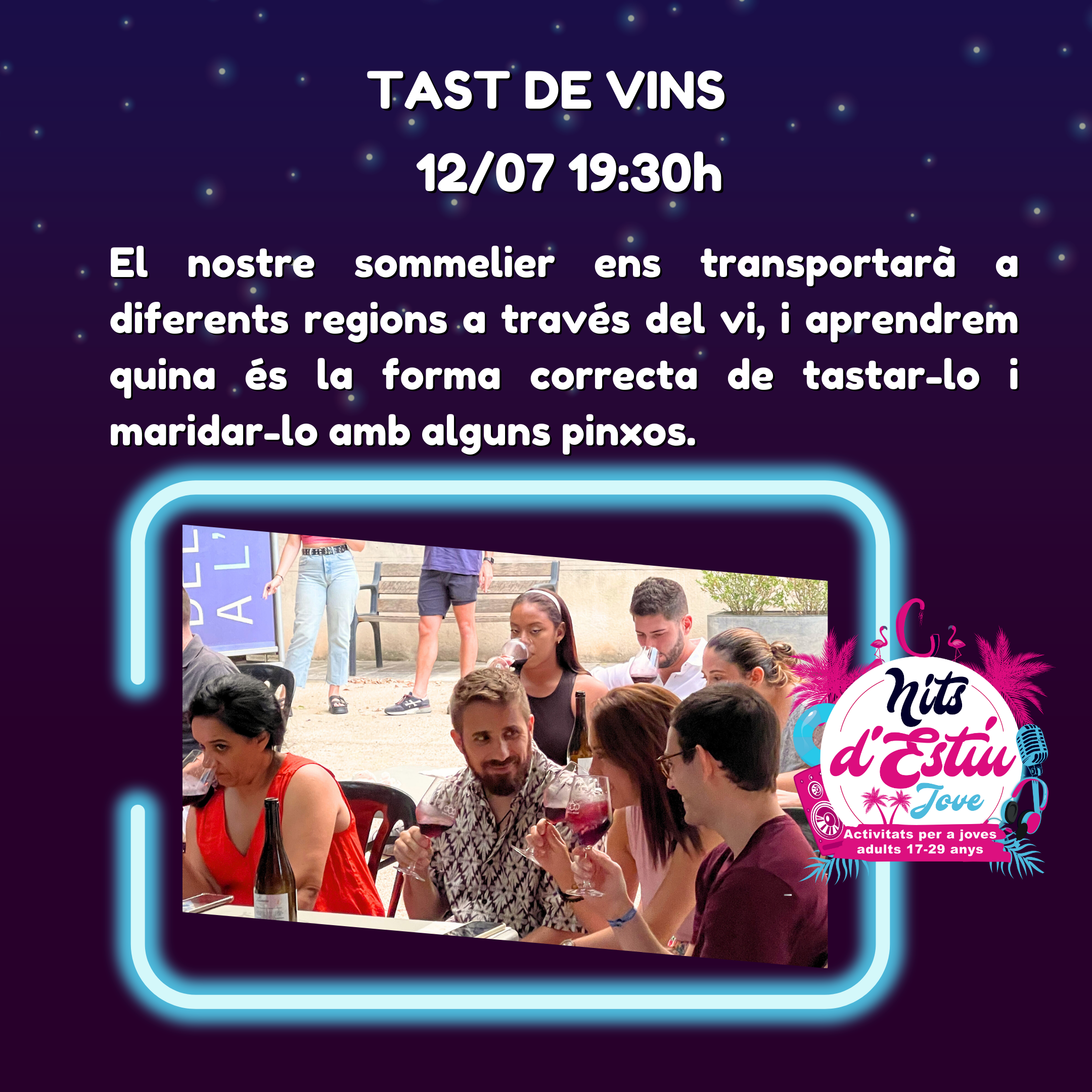 Imatge Nits d'Estiu Jove: Tast de vins 