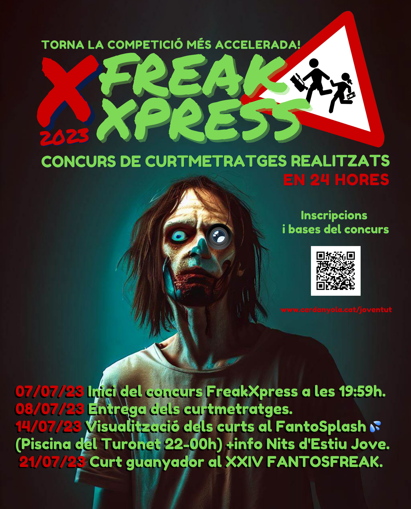 Imatge X FreakXpress 2023. Concurs de curtmetratges realitzats en 24 hores
