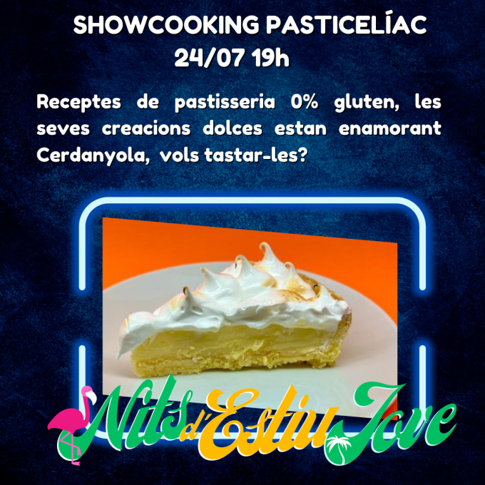 Imatge Nit d'Estiu Jove. Showcooking Pasticelíac