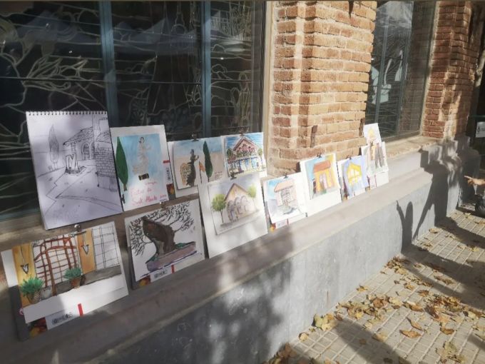 imatge de dibuixos Taller familiar 'Sketching aquarel·la'