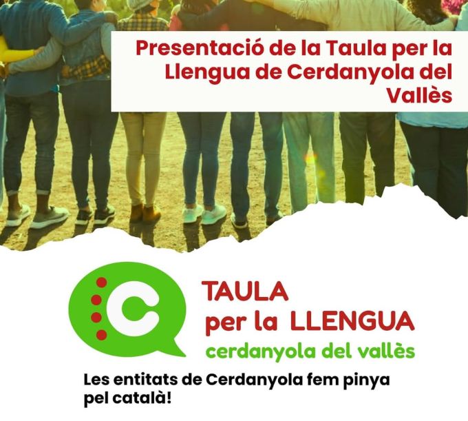 imatge Presentació Taula per la Llengua Cerdanyola