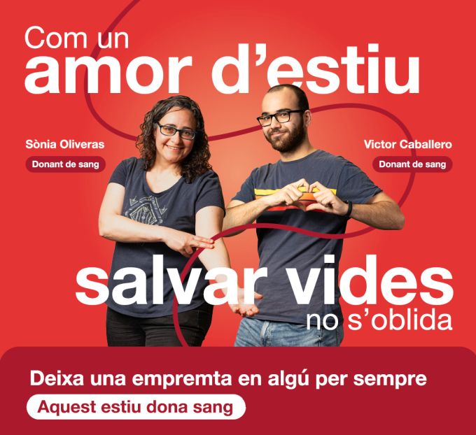 Imatge Donació de sang a l'estiu