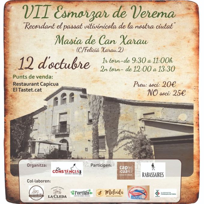 VII Esmorzar de verema
