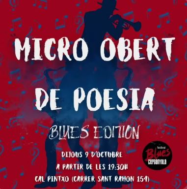 Imatge Micro Obert de Poesia Blues