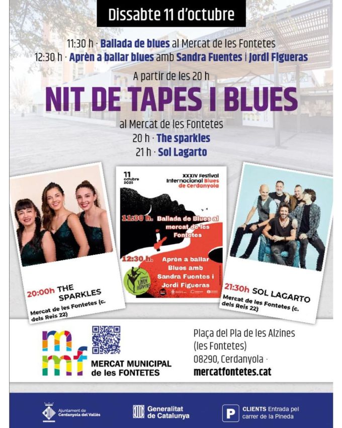 Nit de Tapes i Blues al Mercat Les Fontetes