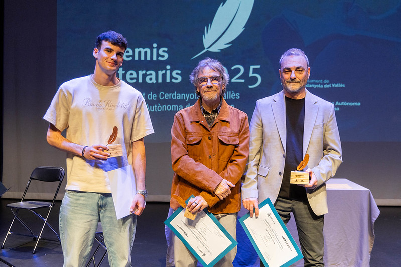 imatge dels guanyadors dels Premis Literaris 2025