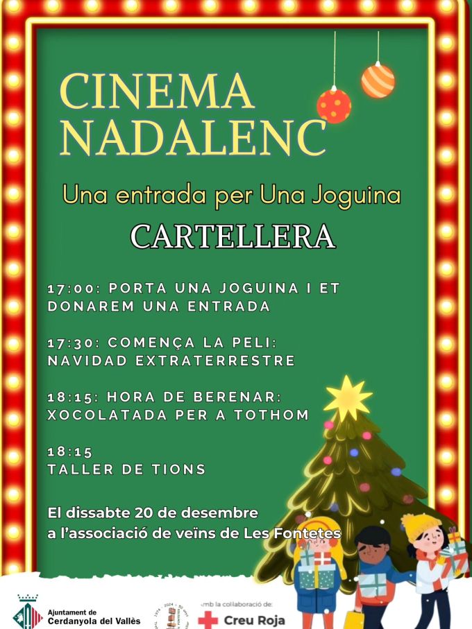 cartell Tarda de Cinema nadalenc