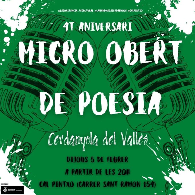 Imatge Micro Obert de Poesia