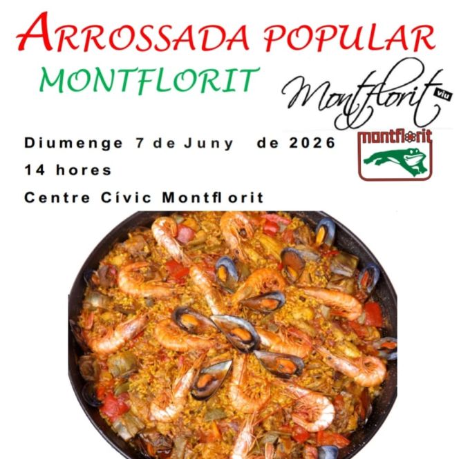 Imatge cartell Arrossada popular a Montflorit