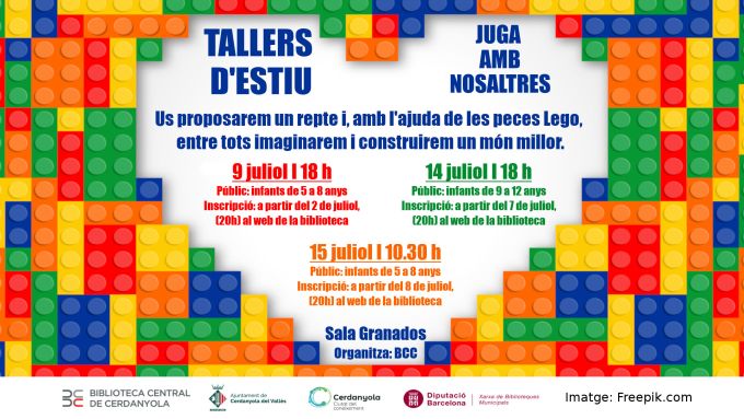 Imatge cartell Taller de Lego