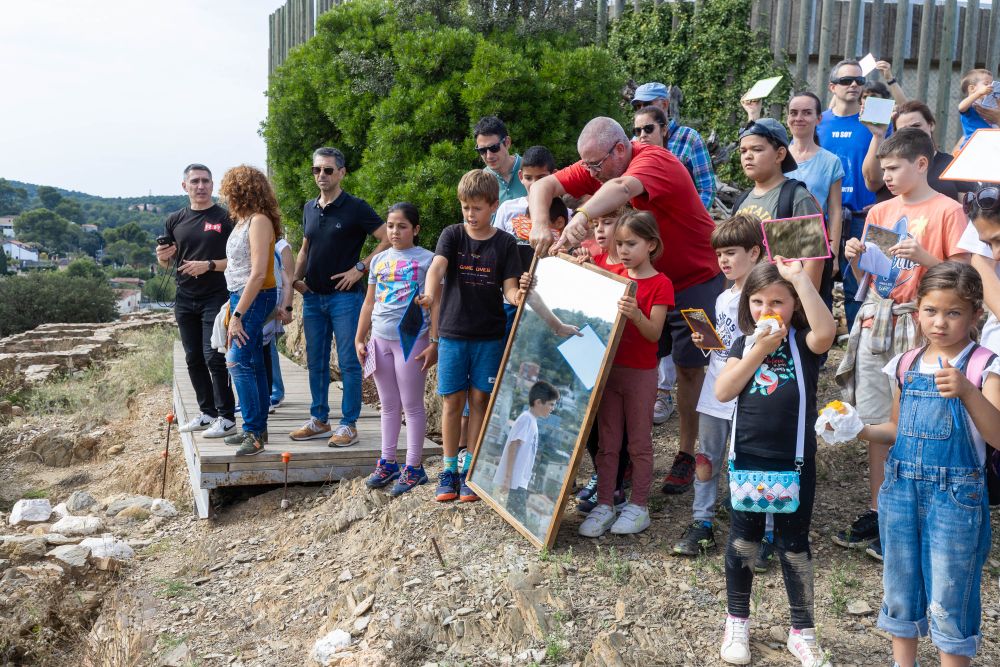 Moment de l'activitat Els poblats de la Laietània se saluden 2024