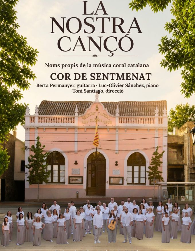 cartell concert solidari Cor de Sentmenat