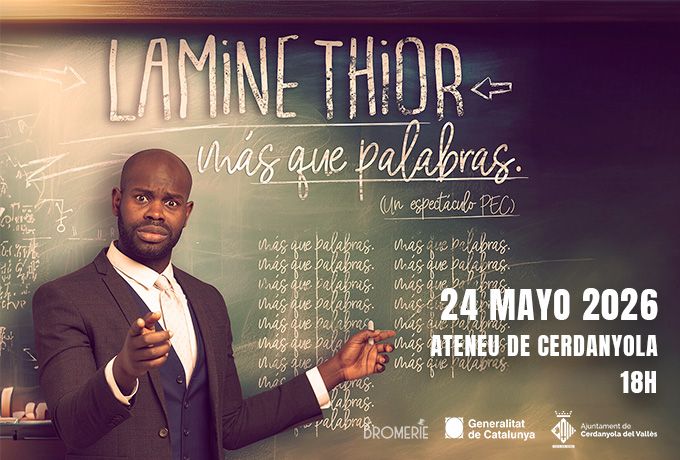 cartell promocional espectacle 'Más que palabras'