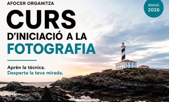 imatge del cartell Curs d'iniciació a la fotografia