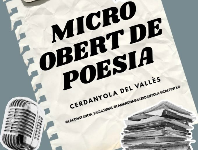 Imatge Micro Obert de Poesia