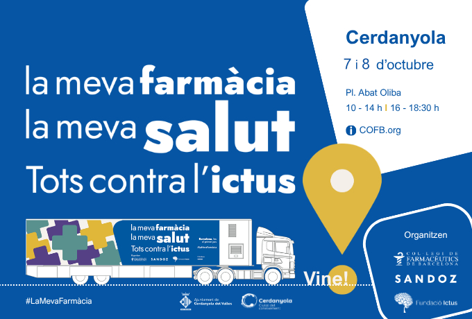 Imatge Campanya divulgativa i sanitària 'La meva farmàcia, la meva salut. Tots contra l’ictus'