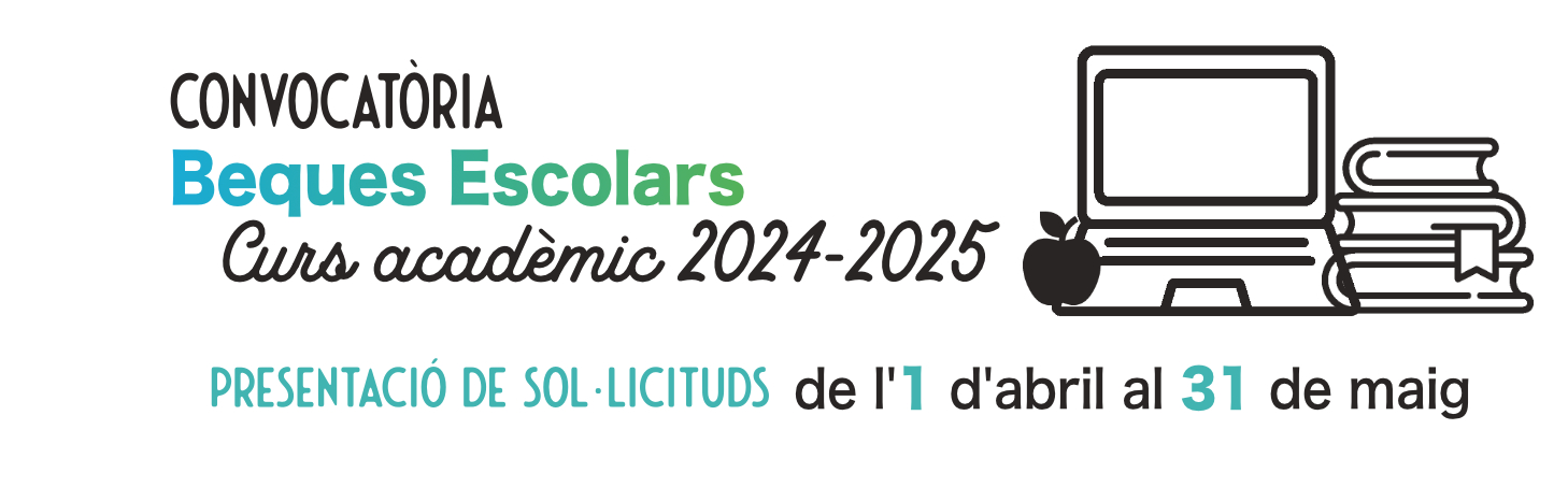 Banner Convocatòria Beques Escolars 2024-2025