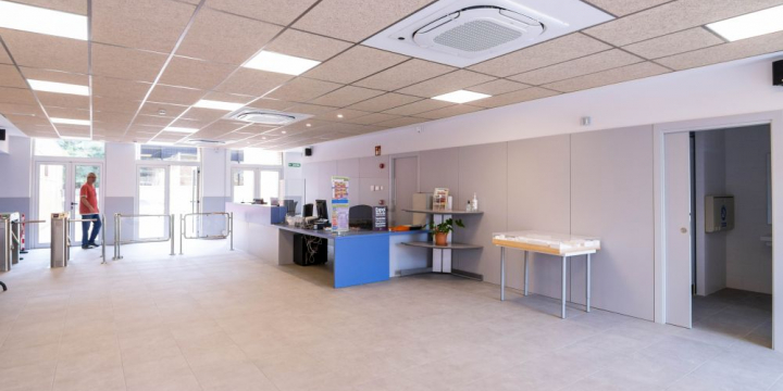 El vestíbul s'ha ampliat al doble de la seva superfície anterior