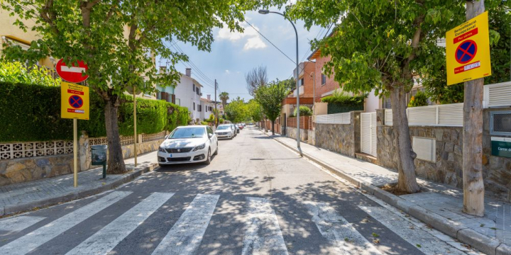 Un dels trams del carrer Sol afectats per les obres
