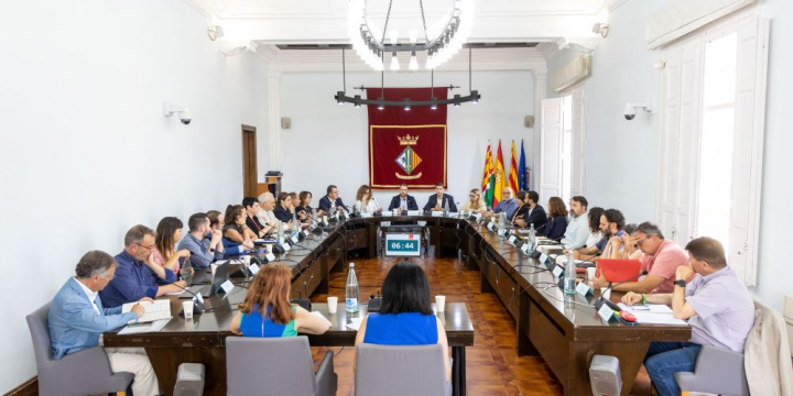 Fotografia d'arxiu del ple municipal
