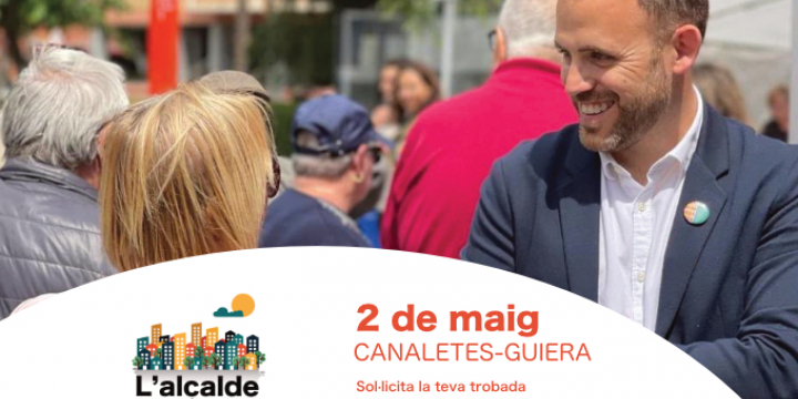 Imatge 'L'alcalde al teu barri' visita Canaletes