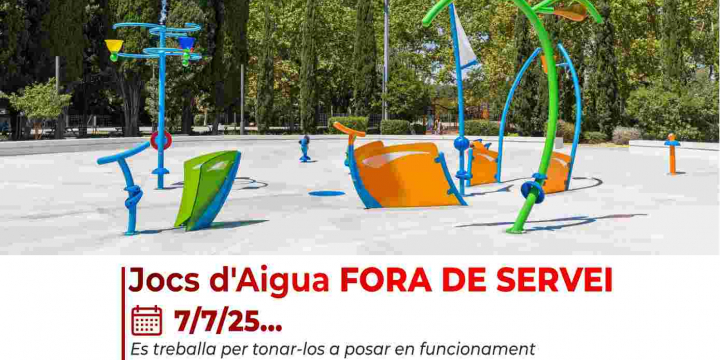 Jocs Aigua Fora Servei