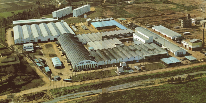 Fotografia d'arxiu de la fàbrica Aiscondel