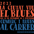 Cartell Comerç & Blues al Carrer 2023