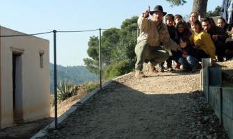 Un moment d'una de les activitats realitzades en motiu de l'exposició