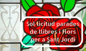 termini per a demanar parades de flors i llibres per a Sant Jordi 2018