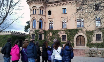 Visita al Castell de Sant Marçal. Foto d'arxiu.