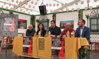 Rafael Arjona, Elvi Vila, Carles Escolà, Miguel Ramon i Daniel Salinero durant la roda de premsa