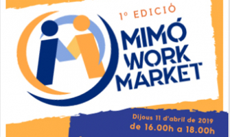 Detall del cartell del Mimó Work Market