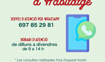 Servei de whatsapp Habitatge