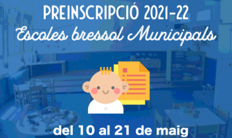Imatge Preinscripció escoles bressol municipals 2021-22