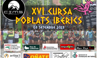 Cartell XVI Cursa Poblats Ibèrics 2023