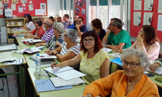 Fotografia d'arxiu d'una classe d'anglès al CFA L'Alzina
