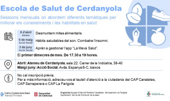 Imatge calendari Escola de Salut 2n Trimestre 2026